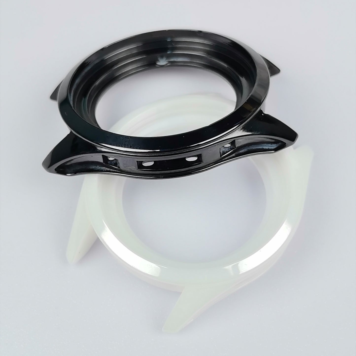 High-Tech Ceramic Watch Bezel Case Compatible for Rado HyperChrome Mechanical Movement 42mm Watch