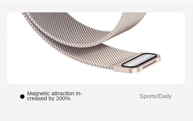 Original Titanium Milanese Loop Compatible with Apple Watch Bands 38mm 40mm 41mm 42mm 44mm 45mm 46mm 49mm for Women & Men, Magnetic Closure Adjustable Metal Strap for iWatch Series 11 10 9 8 7 6 5 4 SE2 3 Ultra