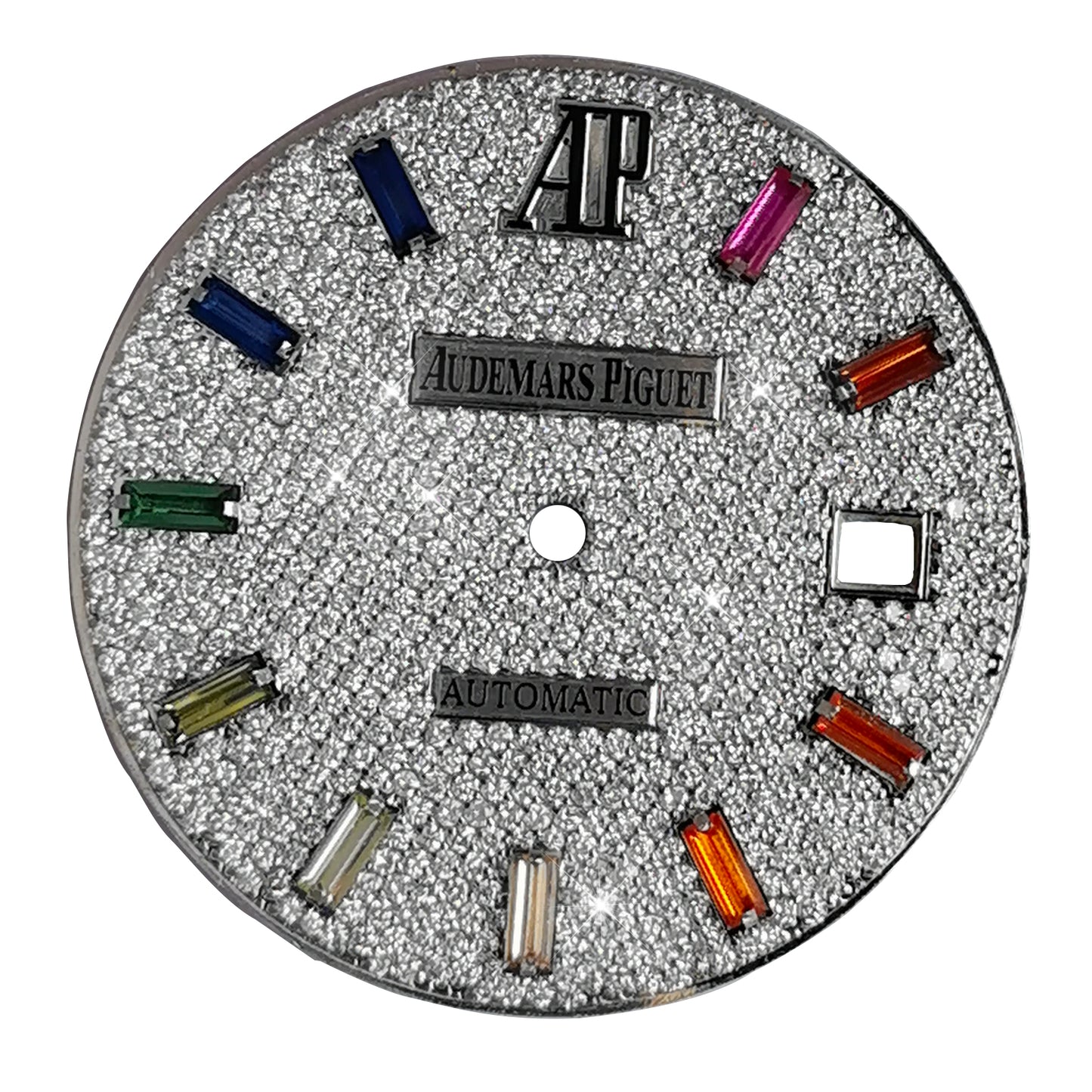 Inlaid with Earth Grown Diamonds Watch Dial for Audemars Piguet Royal Oak