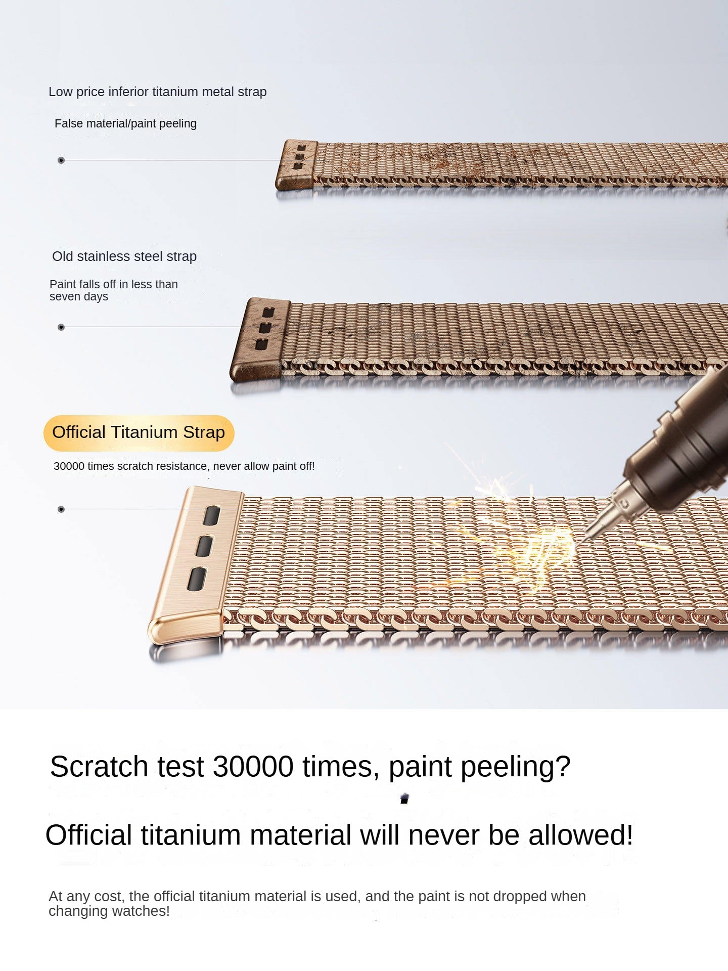 Original Titanium Milanese Loop Compatible with Apple Watch Bands 38mm 40mm 41mm 42mm 44mm 45mm 46mm 49mm for Women & Men, Magnetic Closure Adjustable Metal Strap for iWatch Series 11 10 9 8 7 6 5 4 SE2 3 Ultra