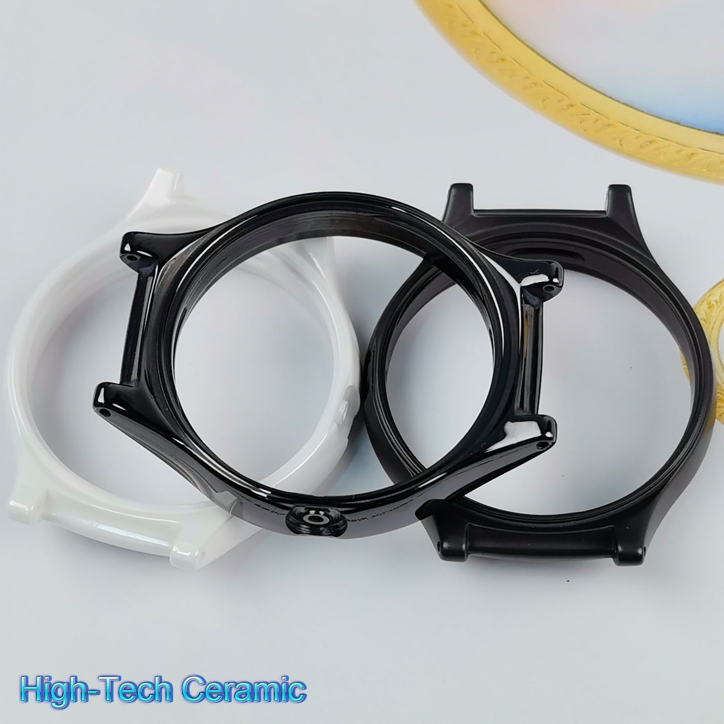 High-Tech Ceramic Watch Bezel Case  Compatible for Rado True Collection Mechanical Movement 30mm Watch