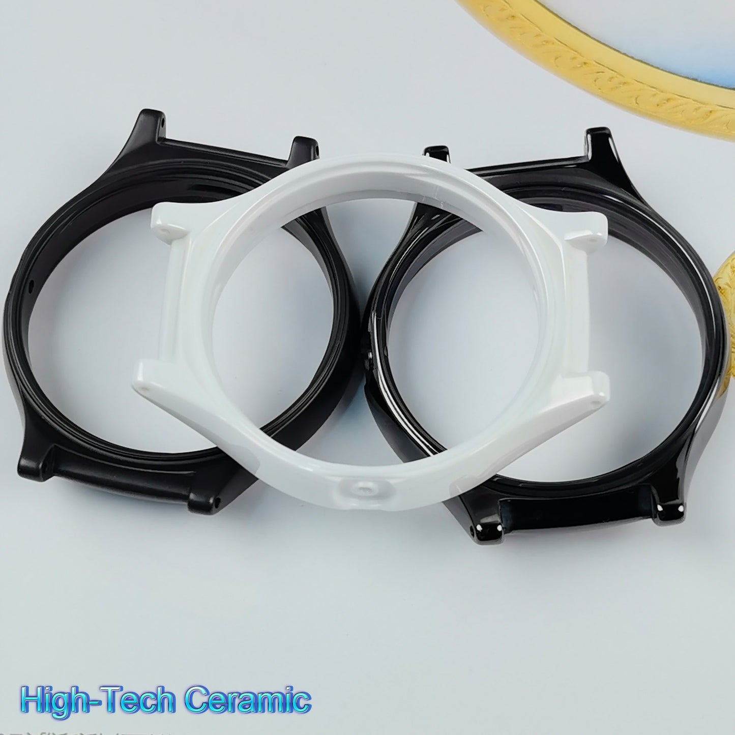 High-Tech Ceramic Watch Bezel Case  Compatible for Rado True Collection Mechanical Movement 40mm Watch