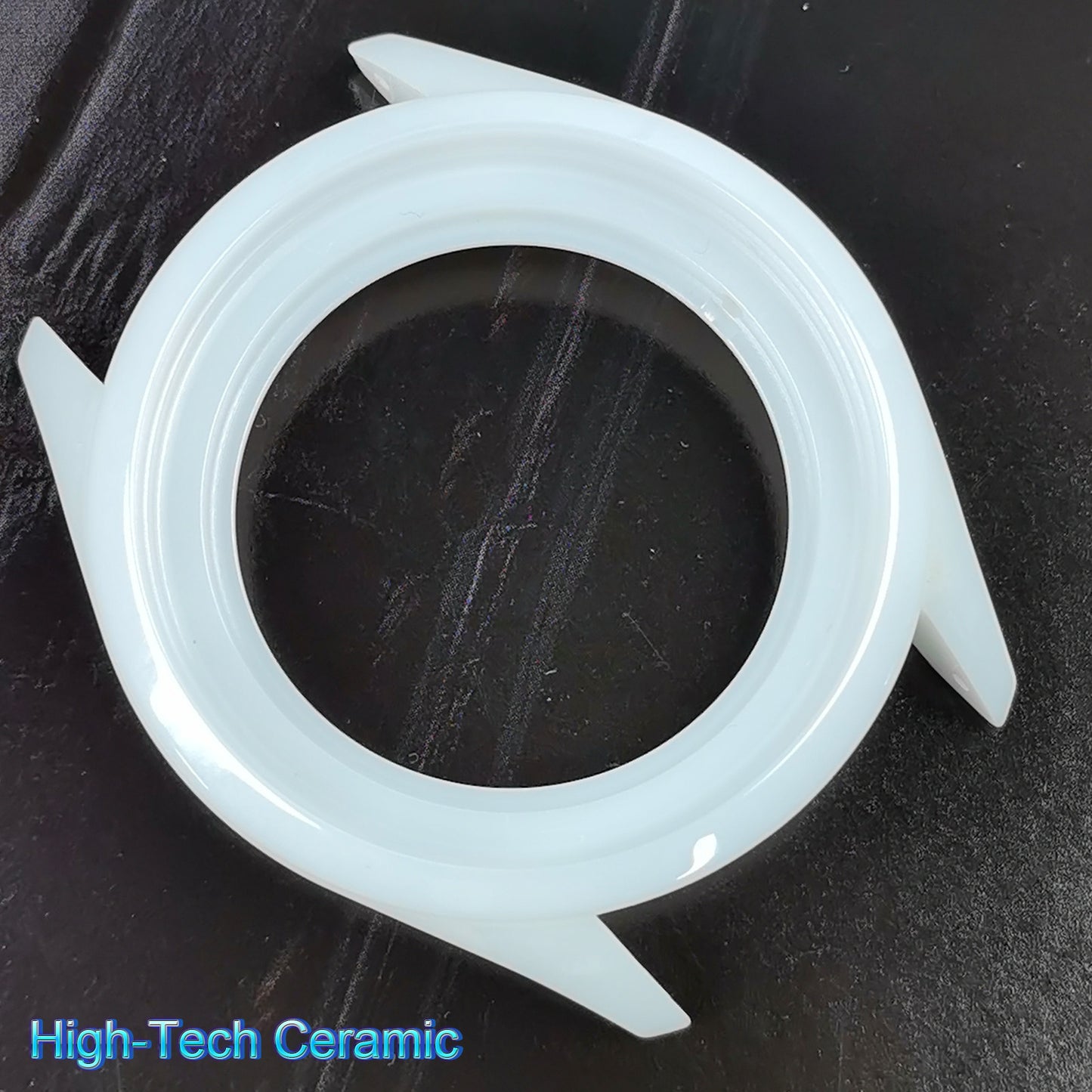 High-Tech Ceramic Watch Bezel Case Compatible for Rado HyperChrome Mechanical Movement 42mm Watch