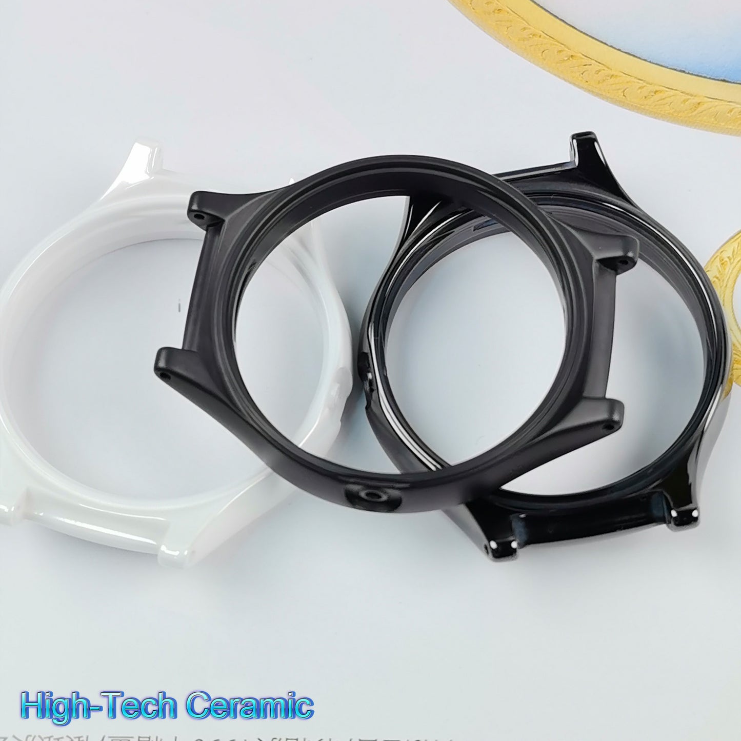 High-Tech Ceramic Watch Bezel Case  Compatible for Rado True Collection Mechanical Movement 40mm Watch