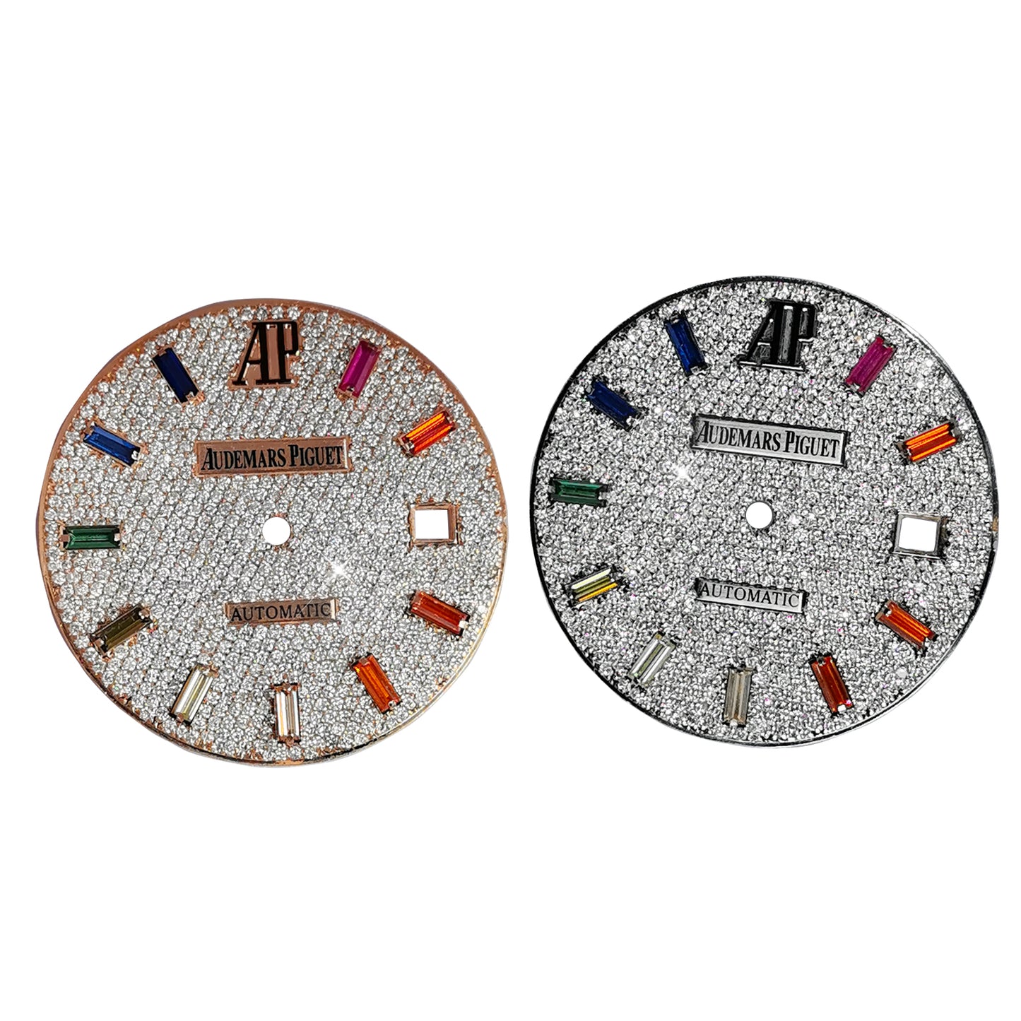 Inlaid with Earth Grown Diamonds Watch Dial for Audemars Piguet Royal Oak