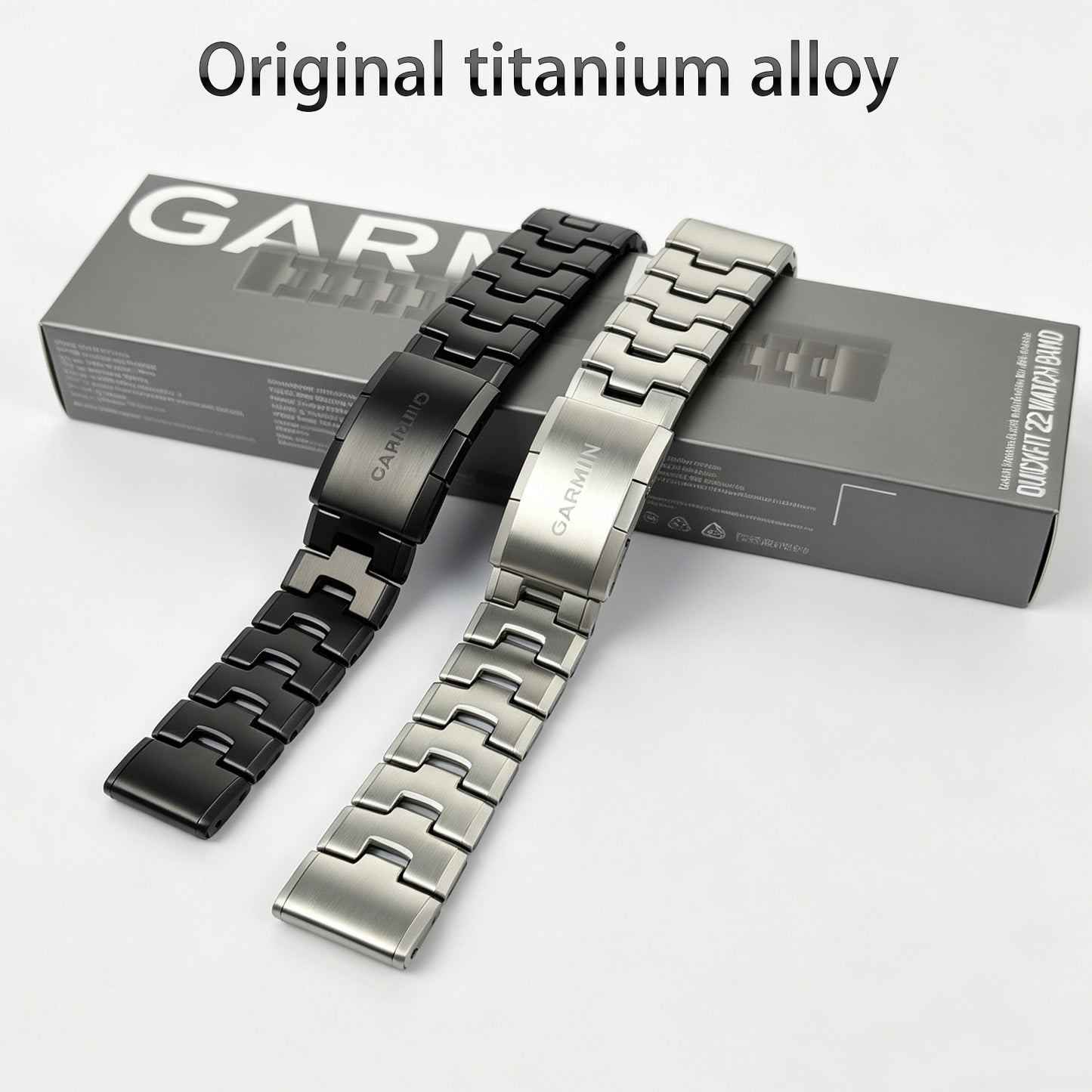 26mmTitanium Metal Quick Release WatchBand Compatible for Fenix 8 51mm/Enduro 3 51mm/Fenix 6X Pro/7X Pro/5X Plus, Quick Fit 22mm Titanium Metal Wristband with Stainless Steel Buckle for Fenix 8 47mm/E 47mm/Fenix 6 Pro/7/5 Plus/EPIX 2/Forerunner 965