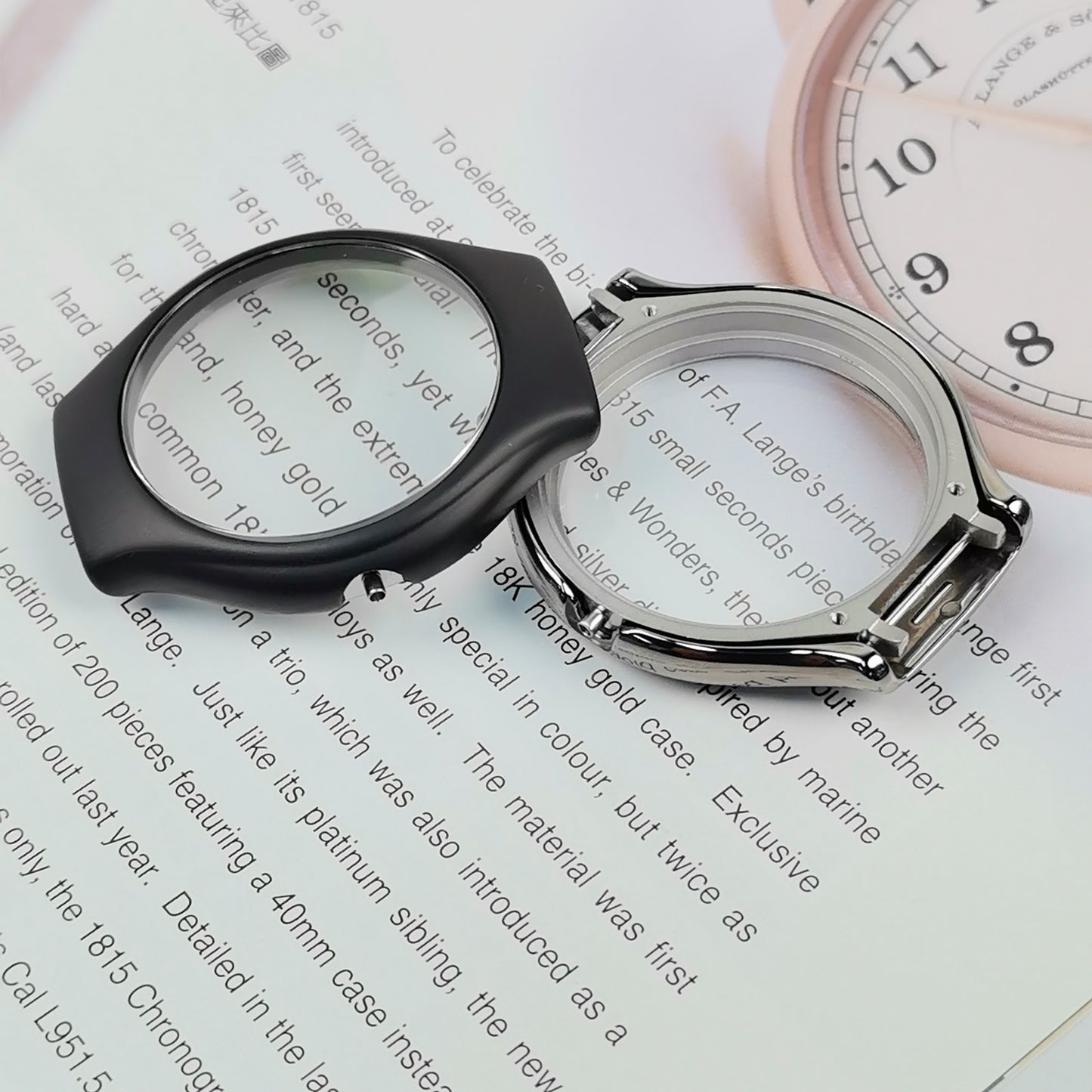 High-Tech Ceramic Watch Bezel Case Compatible for Rado True Collection Mechanical Movement 40mm Watch