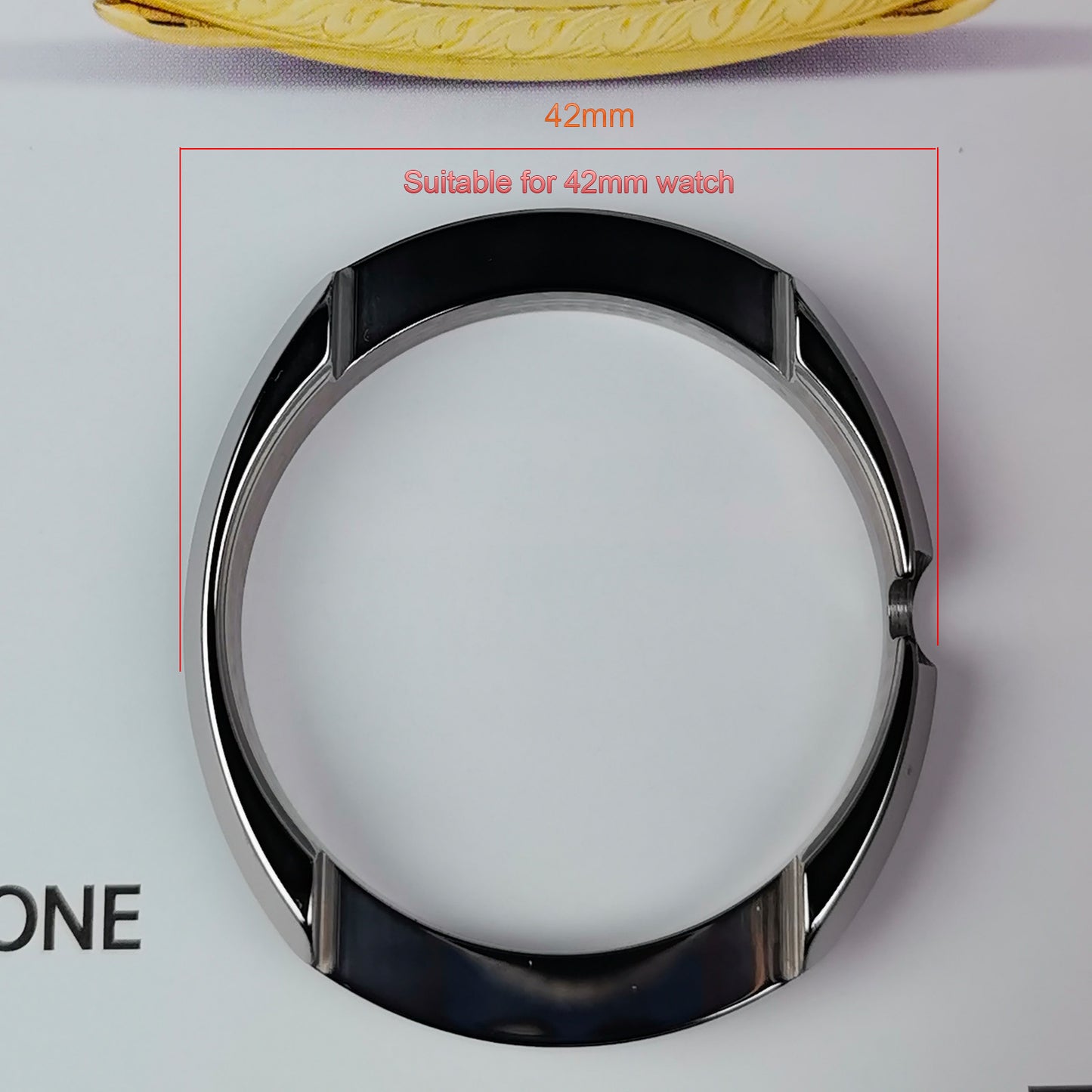 High-Tech Ceramic Watch Bezel Case Compatible for Rado DiaStar Original Mechanical Movement 42mm Watch