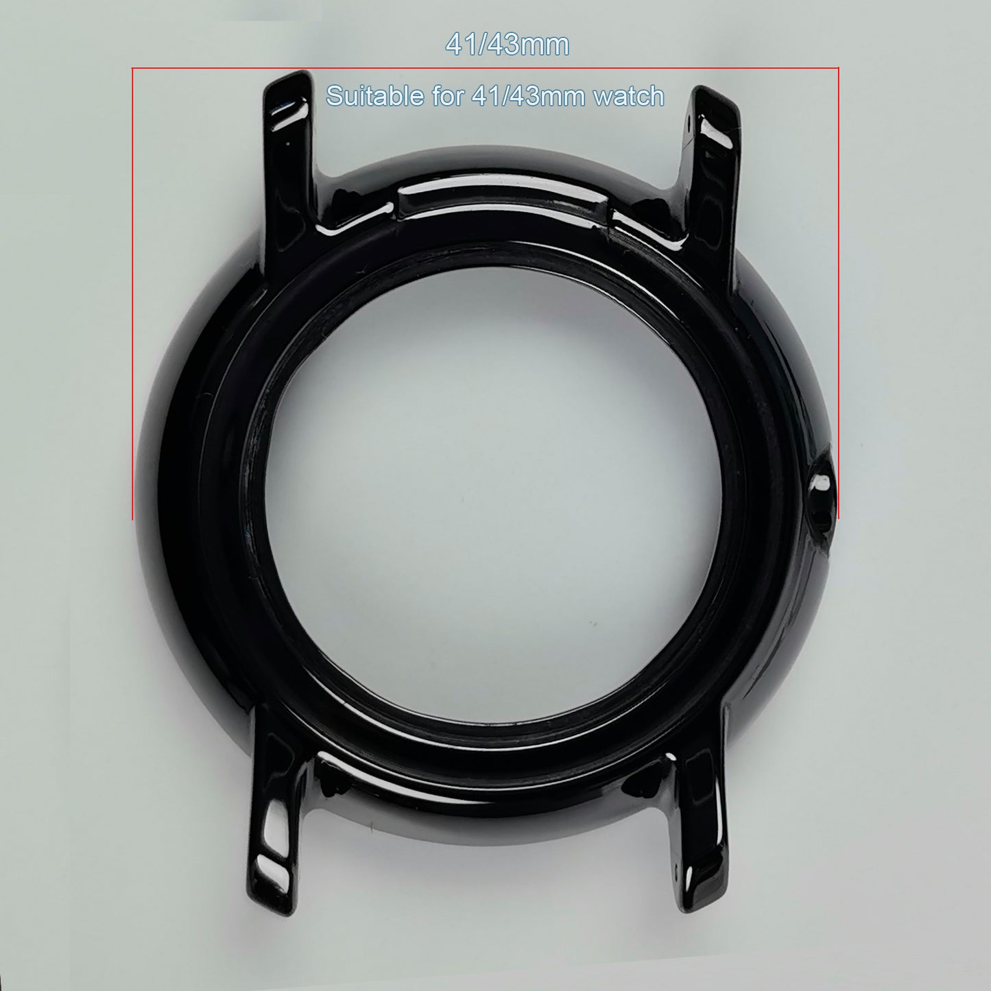 High-Tech Ceramic Watch Bezel Case  Compatible for Rado DiaMaster Mechanical Movement 43mm Watch