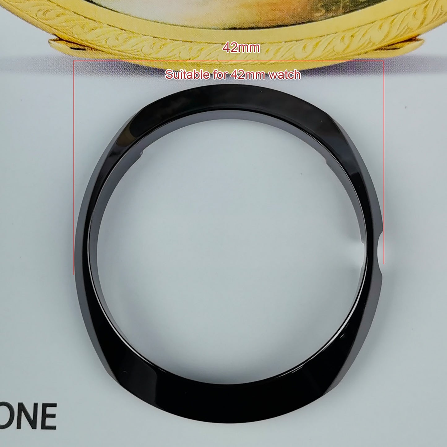 High-Tech Ceramic Watch Bezel Case Compatible for Rado DiaStar Original Mechanical Movement 42mm Watch