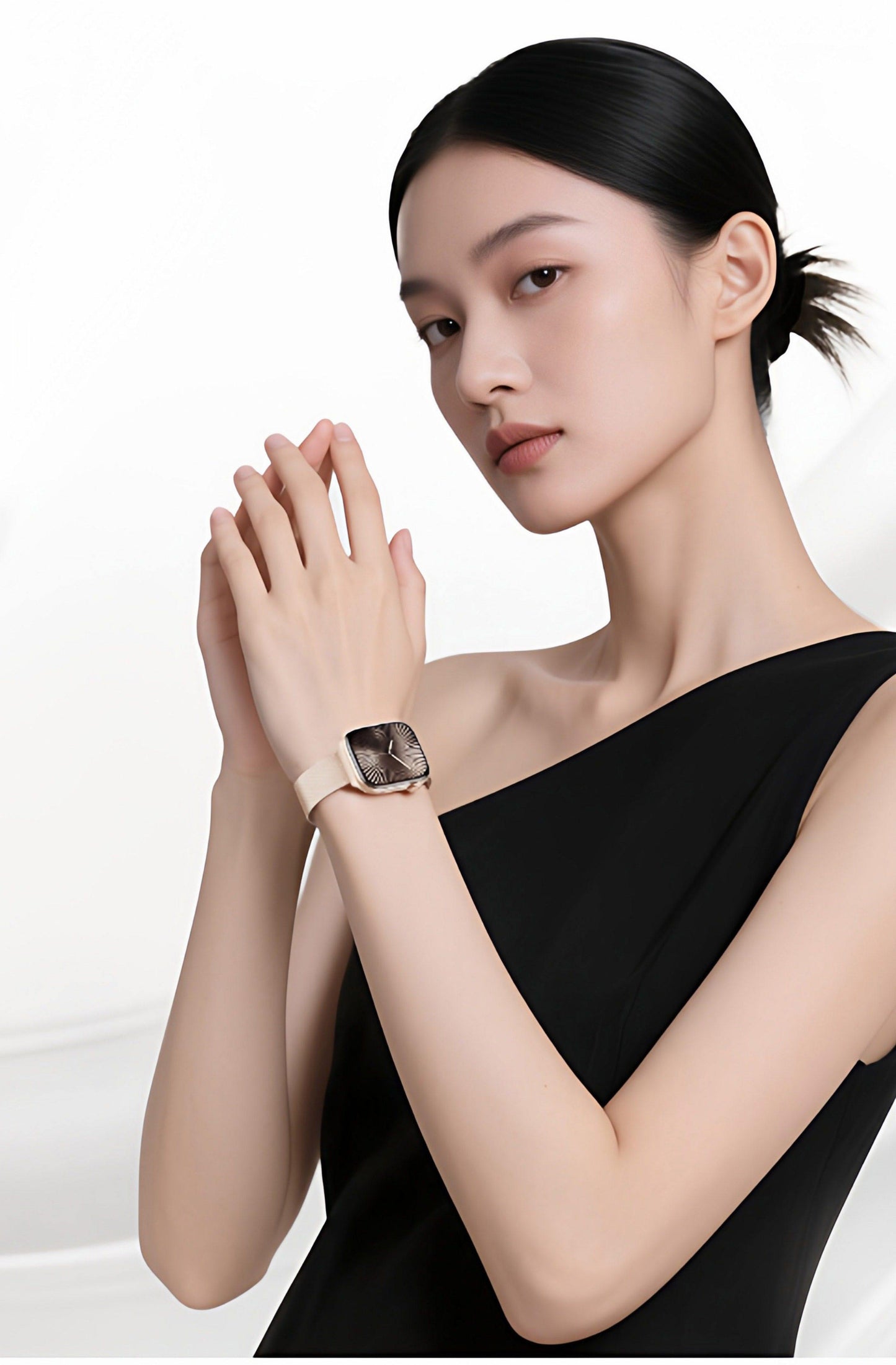 Original Titanium Milanese Loop Compatible with Apple Watch Bands 38mm 40mm 41mm 42mm 44mm 45mm 46mm 49mm for Women & Men, Magnetic Closure Adjustable Metal Strap for iWatch Series 11 10 9 8 7 6 5 4 SE2 3 Ultra