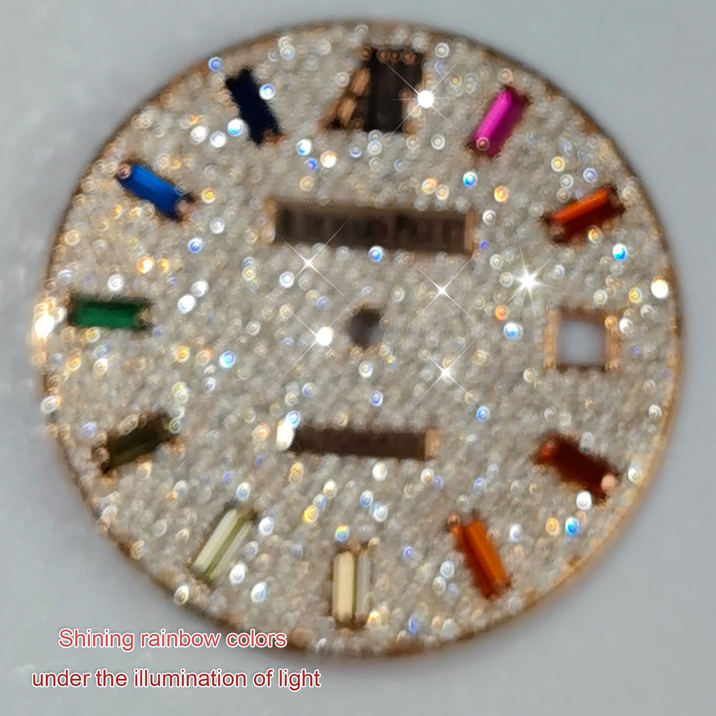 Inlaid with Earth Grown Diamonds Watch Dial for Audemars Piguet Royal Oak