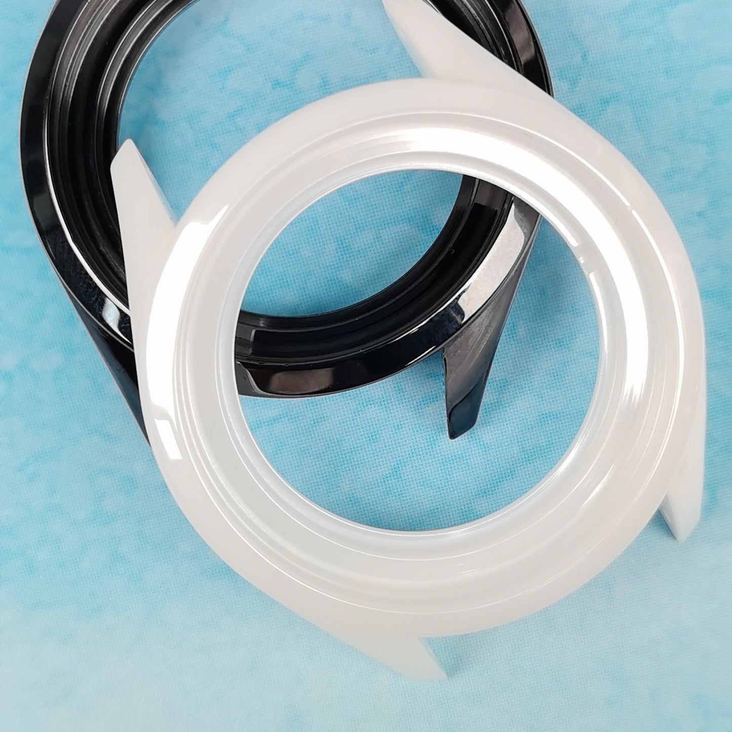 High-Tech Ceramic Watch Bezel Case Compatible for Rado HyperChrome Mechanical Movement 42mm Watch