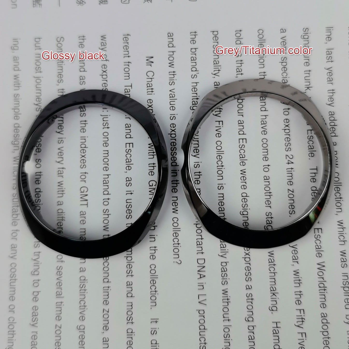 High-Tech Ceramic Watch Bezel Case Compatible for Rado DiaStar Original Mechanical Movement 42mm Watch