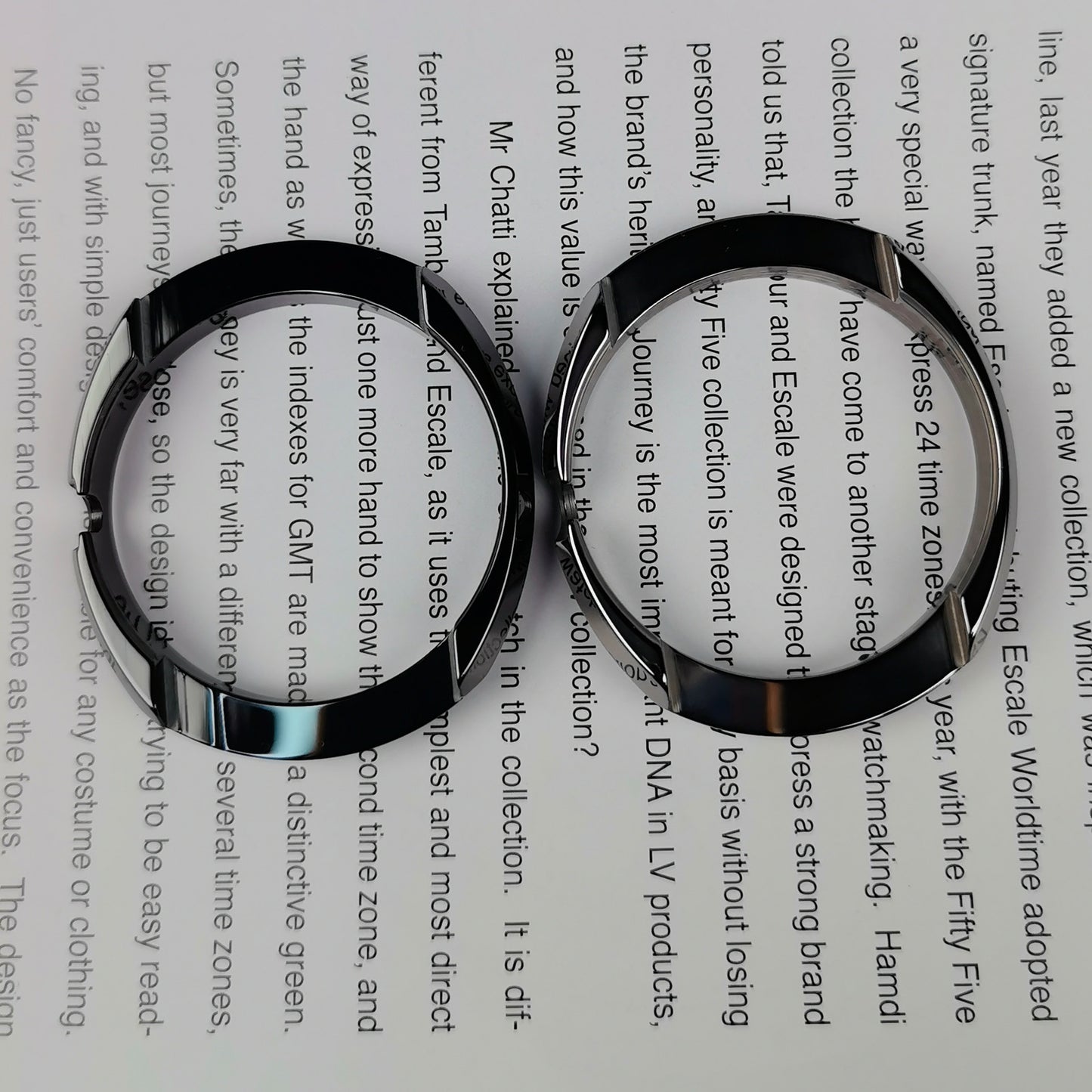 High-Tech Ceramic Watch Bezel Case Compatible for Rado DiaStar Original Mechanical Movement 42mm Watch