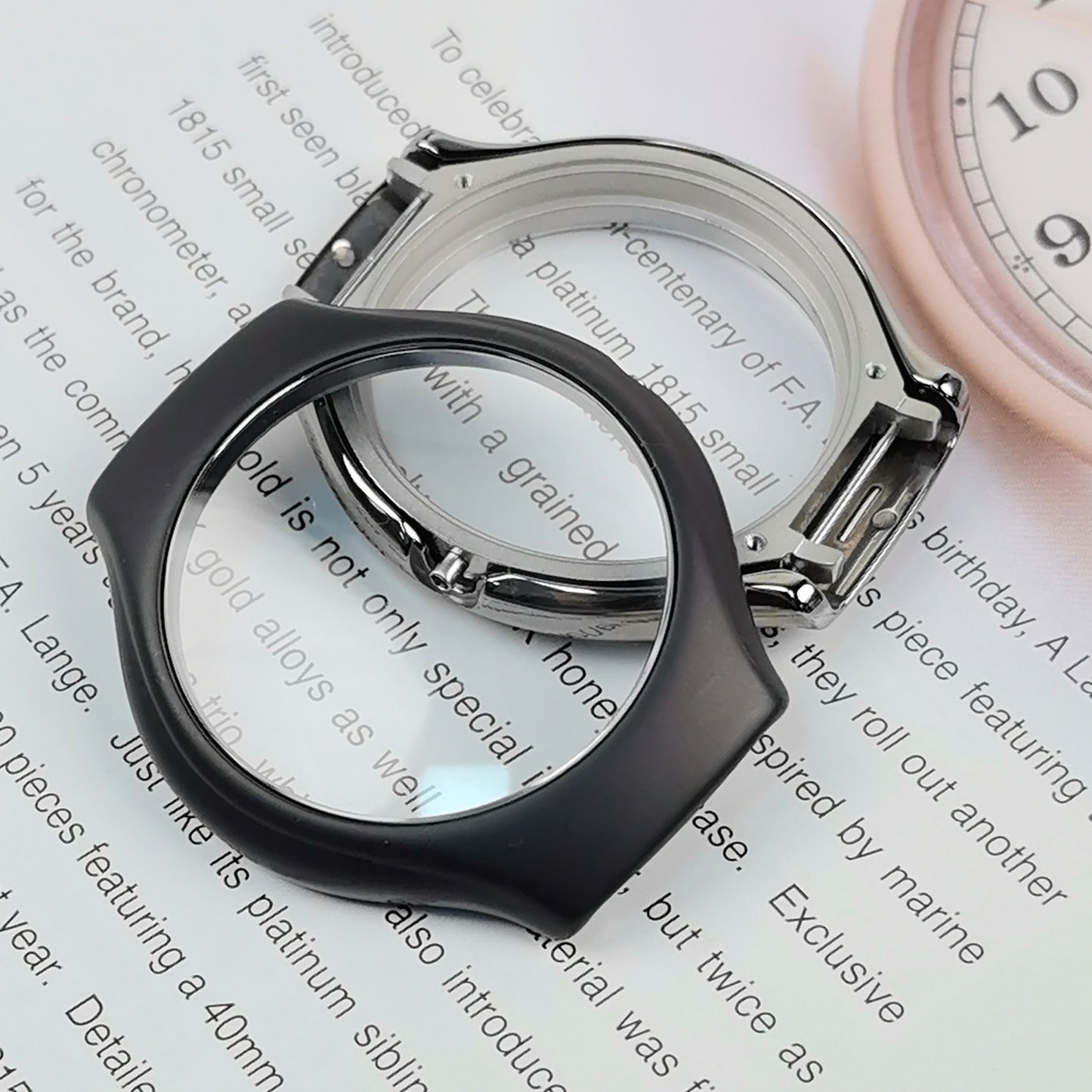 High-Tech Ceramic Watch Bezel Case Compatible for Rado True Collection Mechanical Movement 40mm Watch