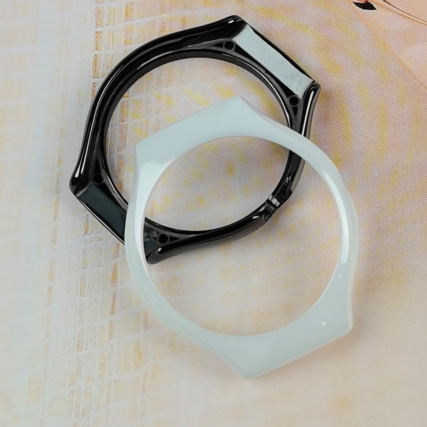 High-Tech Ceramic Watch Bezel Case  Compatible for Rado True Collection Quartz Movement 30mm Watch