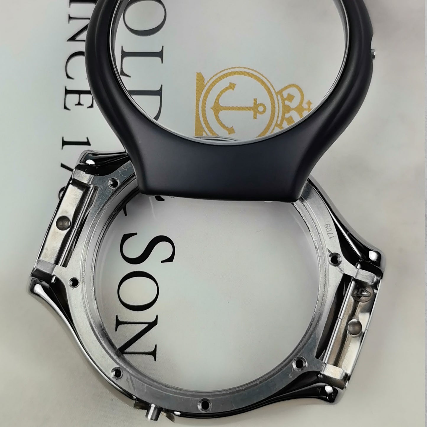 High-Tech Ceramic Watch Bezel Case  Compatible for Rado True Collection Quartz Movement 40mm Watch