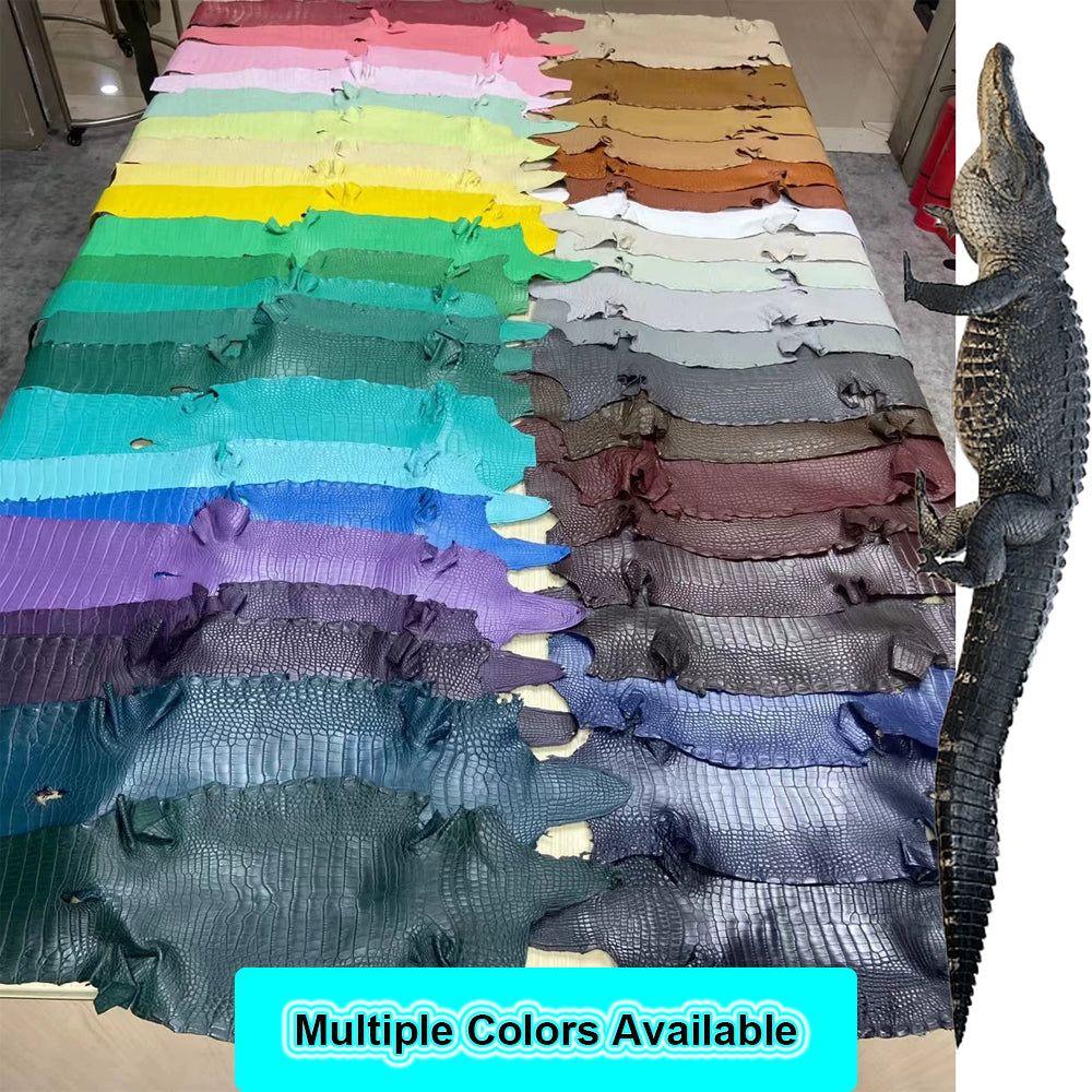 Custom American Aligator Skin Watchband/Nile Crocodile Skin/Siamese Crocodile Skin/Full-grain Top-grain Calf Leather Watch strap(Support various models)